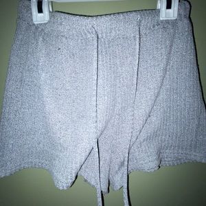 adjustable grey pj shorts